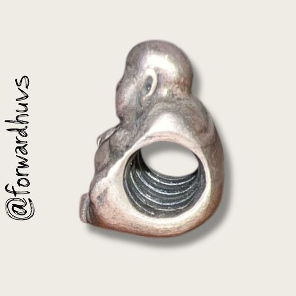 Pandora Sterling Silver Buddha Charm – Retired – ALE 925 Marked - Picture 4 of 9